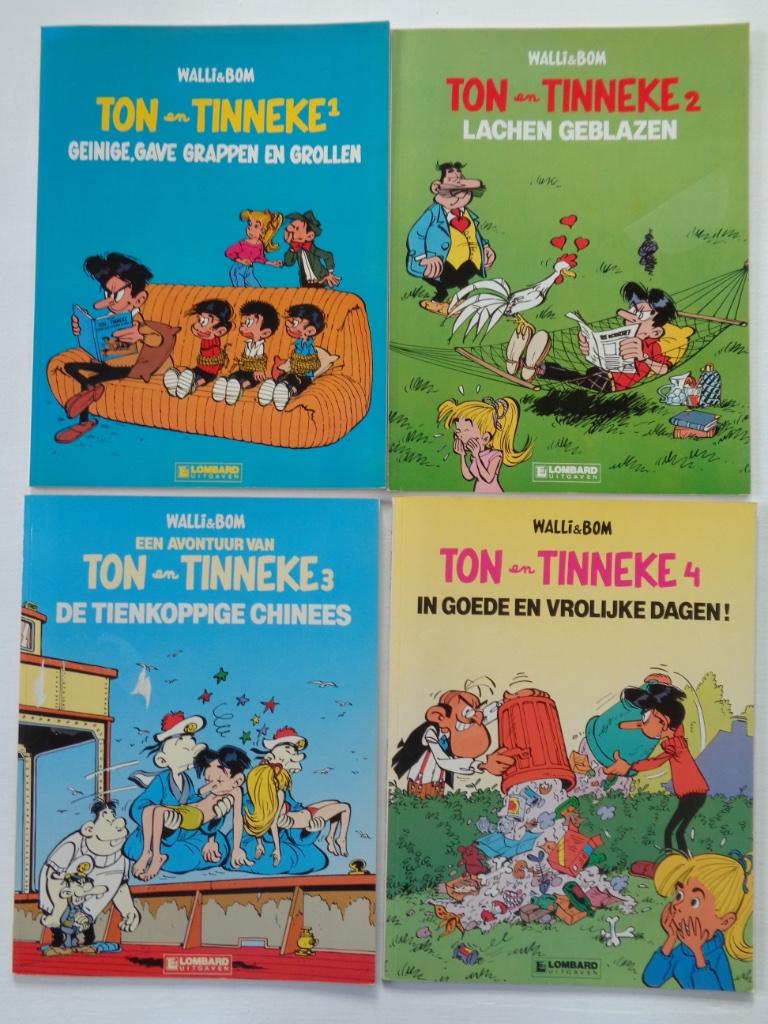 Ton en Tinneke (Walli&Bom) - album 1-4 - 1e dr. '85/'87, Ophalen of Verzenden