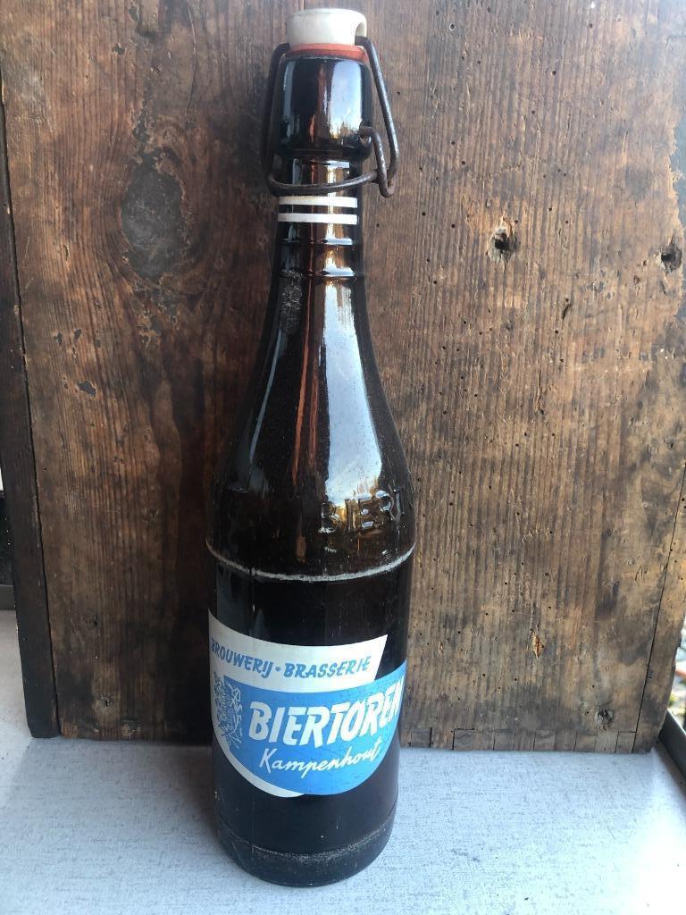 brouwerij Biertoren Kampenhout bierfles, Verzamelen, Ophalen of Verzenden, Gebruikt, Flesje(s), Overige merken