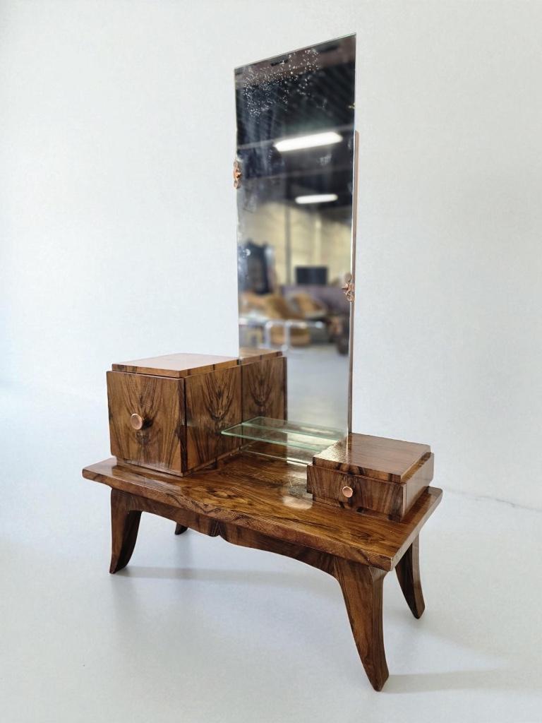 vintage art deco kast / toiletkast met spiegel, Ophalen of Verzenden