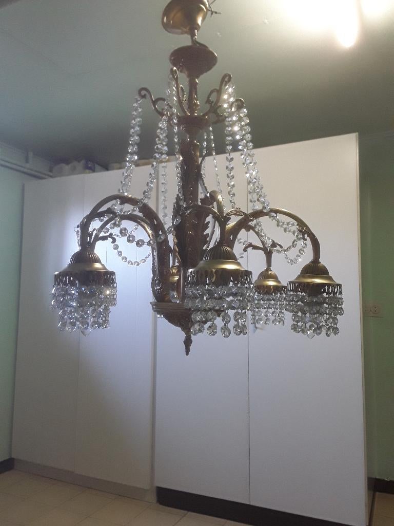 Luster. Met 6 lampen, Enlèvement