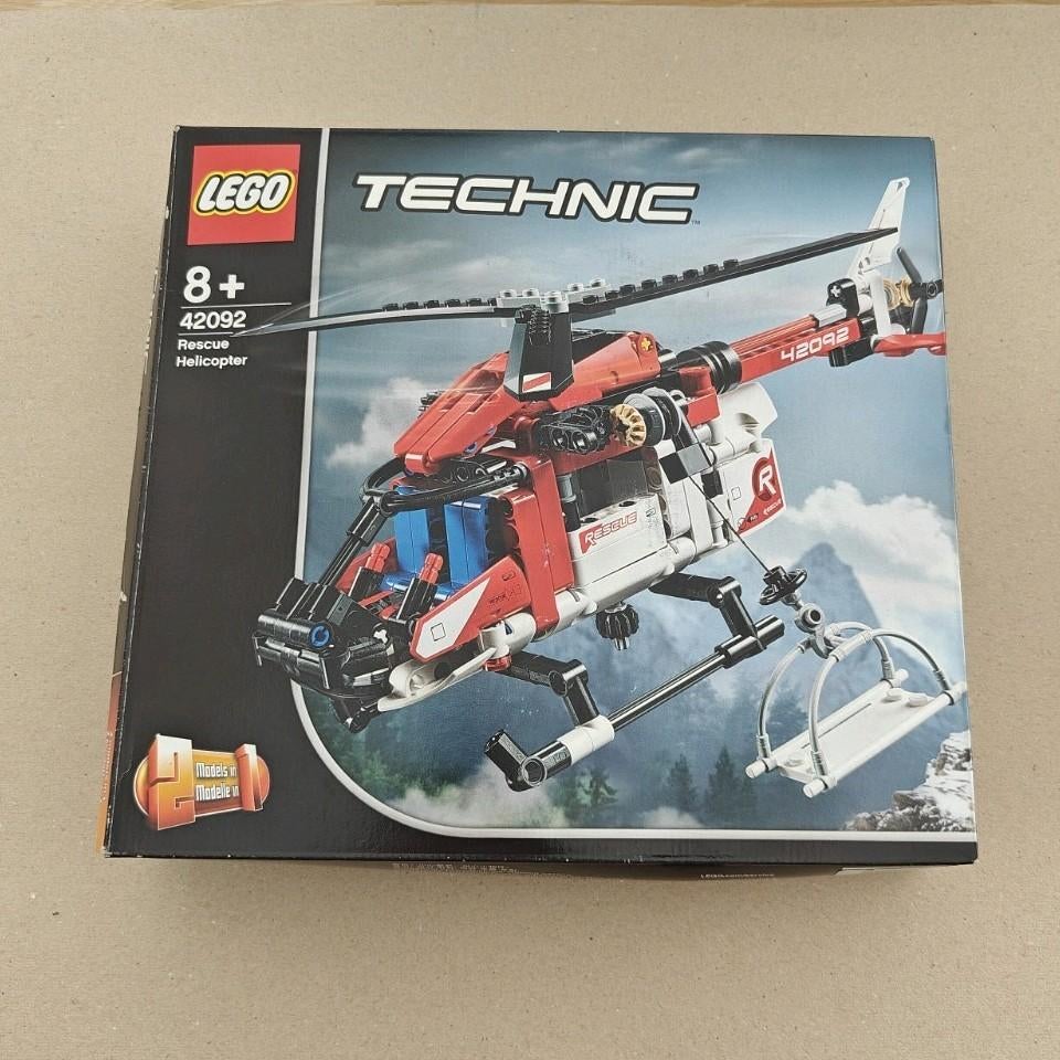 Technic LEGO 42092 reddingshelikopter,, Kinderen en Baby's, Speelgoed | Duplo en Lego, Zo goed als nieuw, Lego, Ophalen of Verzenden