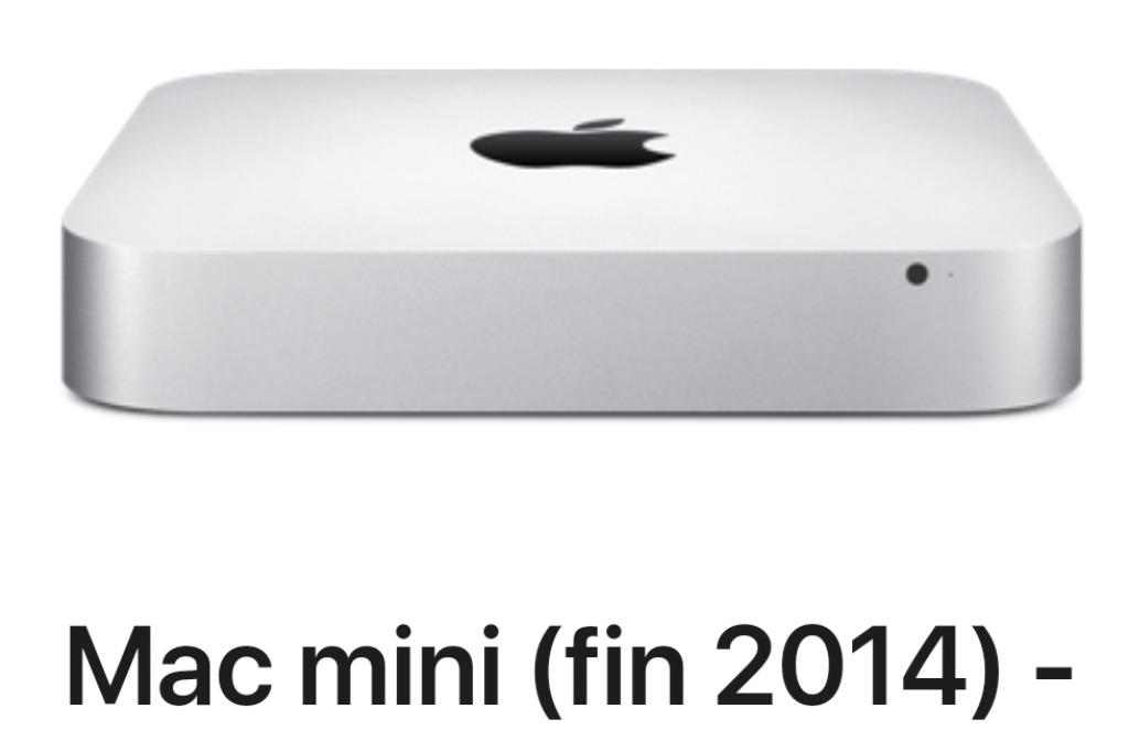 Apple Mac mini Intel i5/1.66Ghz /4GBram/500gbhd/ios catalina, Informatique & Logiciels, SSD, Enlèvement, Utilisé, Mac Mini