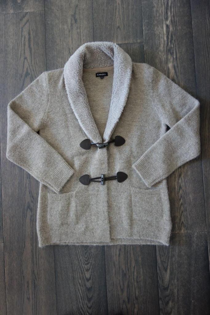 Gilet beige foncé "CAROLL", Kleding | Dames, Truien en Vesten, Nieuw, Beige, Verzenden