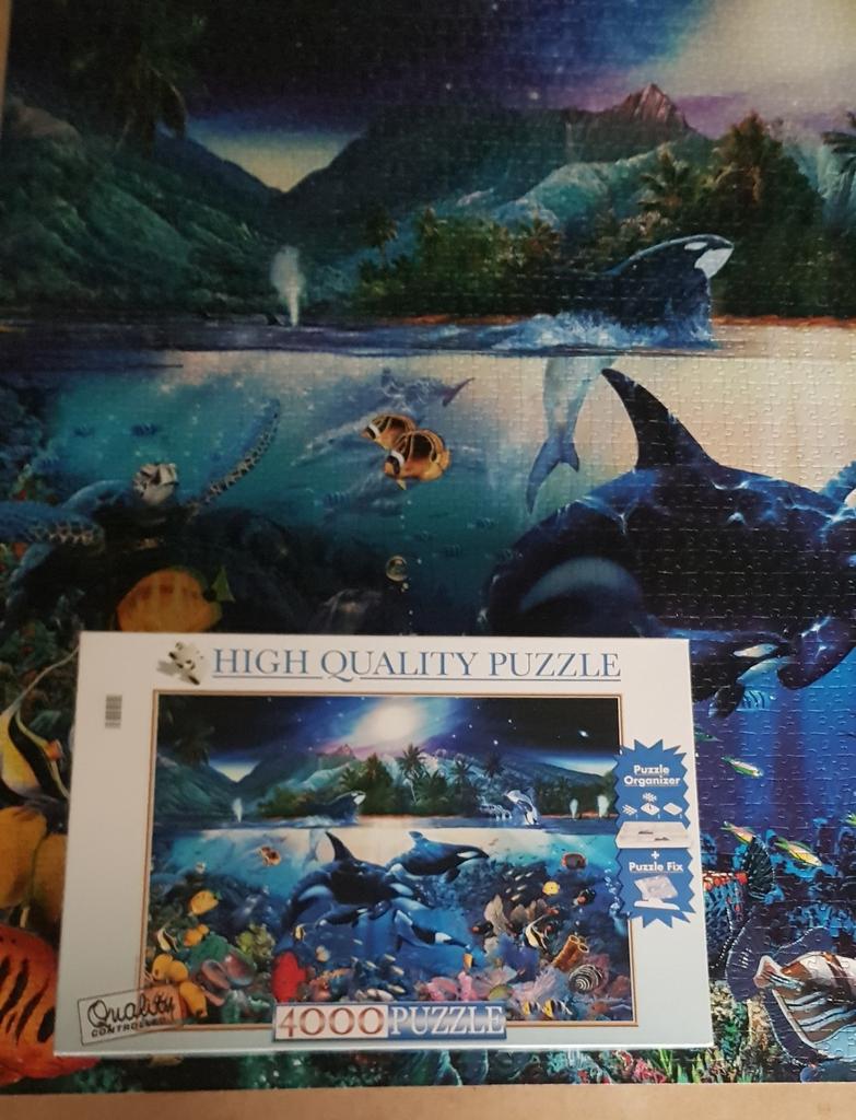 Puzzel 4000 stuks, Hobby en Vrije tijd, Ophalen, Zo goed als nieuw