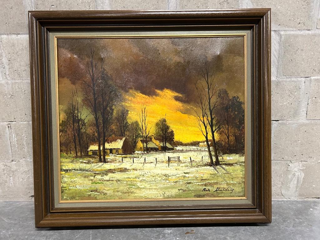 Groot schilderij, Ophalen