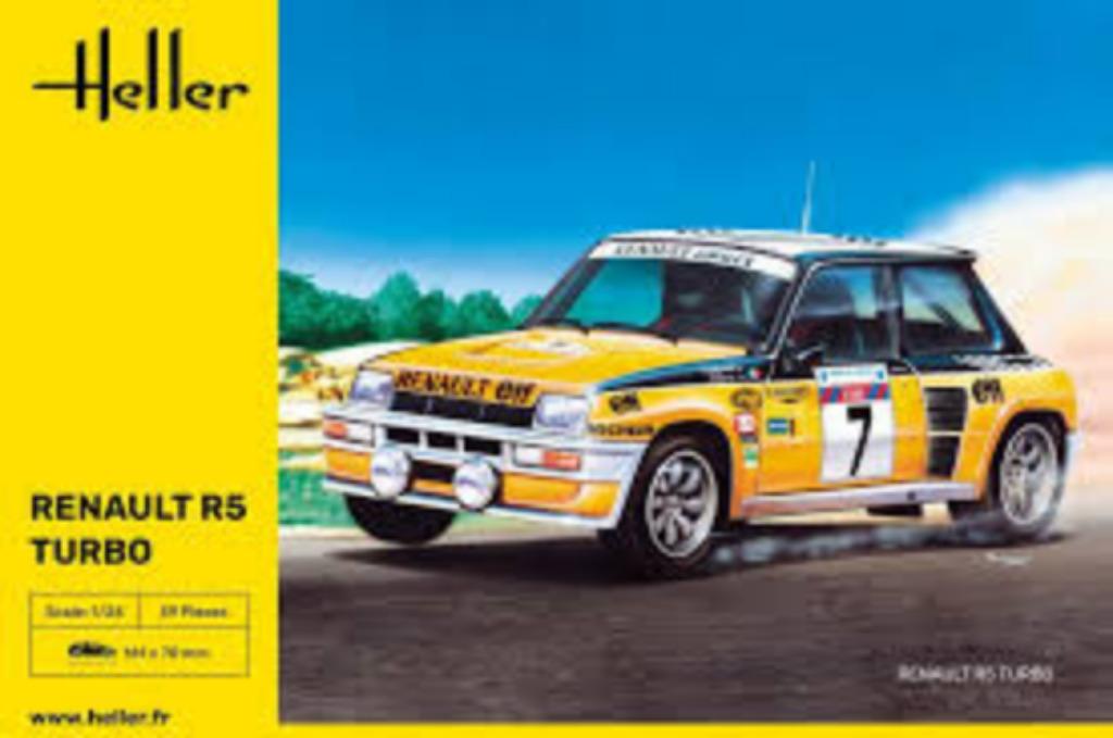 HELLER 80717 renault R5 turbo échelle 1/24, Hobby & Loisirs créatifs, Modélisme | Voitures & Véhicules, Neuf, Enlèvement ou Envoi