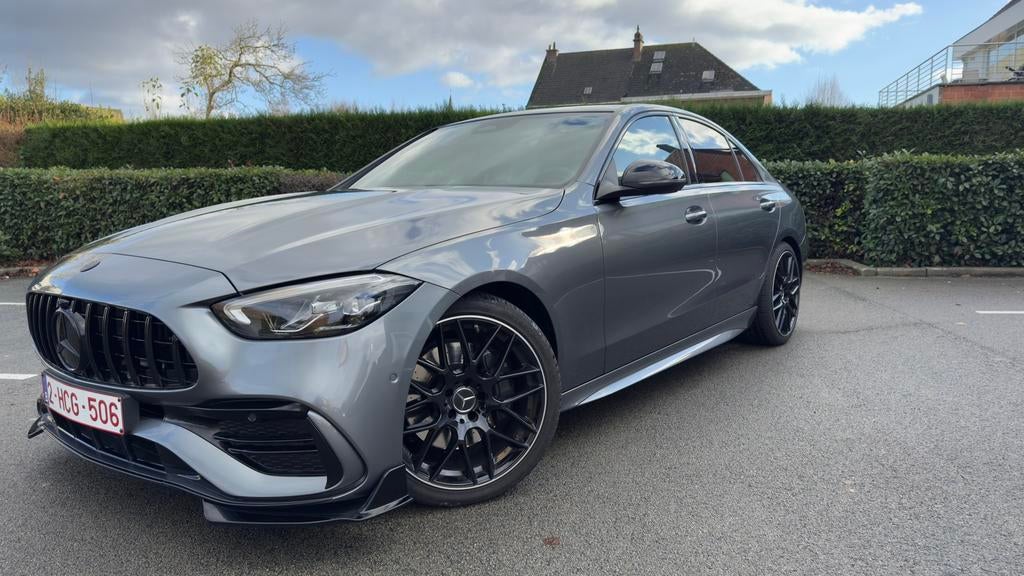 Mercedes Benz C180 AMG Line, Auto's, Mercedes-Benz, Automaat, 4 deurs, Achterwielaandrijving, Euro 6