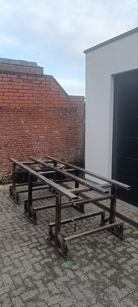 Metalen schragen / Werkbok / Onderstel / 'Lastafel'., Doe-het-zelf en Bouw, Ophalen
