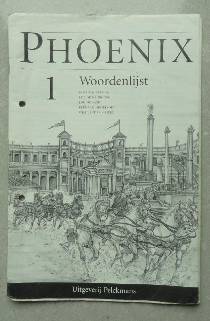 PHOENIX 1&2 woordenlijst Latijn, Boeken, Latijn, Overige uitgevers, Leo De Neubourg, Ophalen