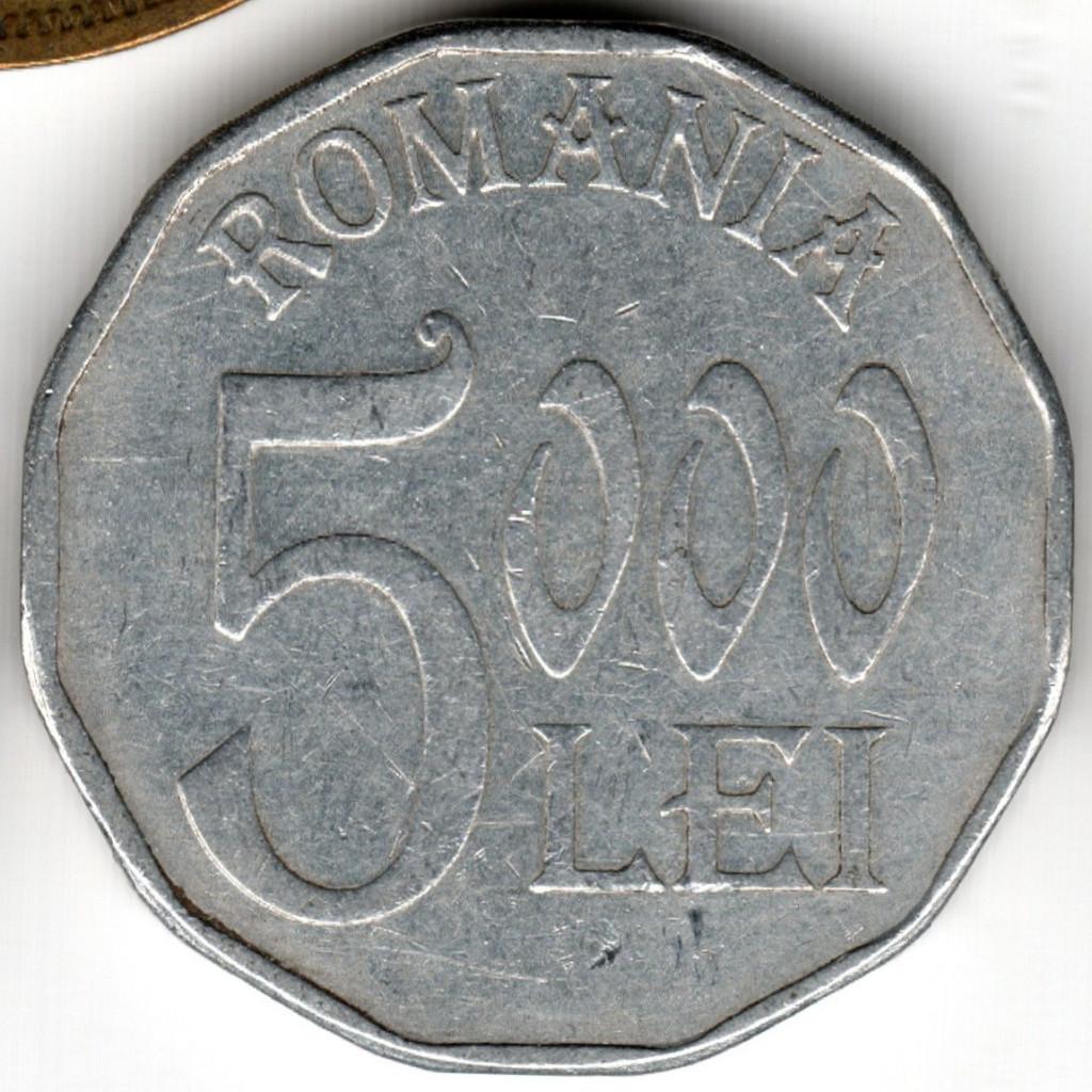 Roumanie : 5000 Lei 2002 KM #158 Ref 16152, Enlèvement ou Envoi, Autres pays, Monnaie en vrac