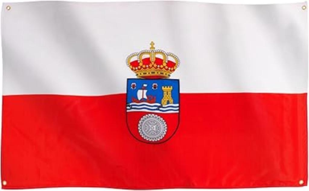 Drapeau cantabrique | 91 x 152 cm | Nouveau, Divers, Drapeaux & Banderoles, Neuf, -, Rusenol, -
