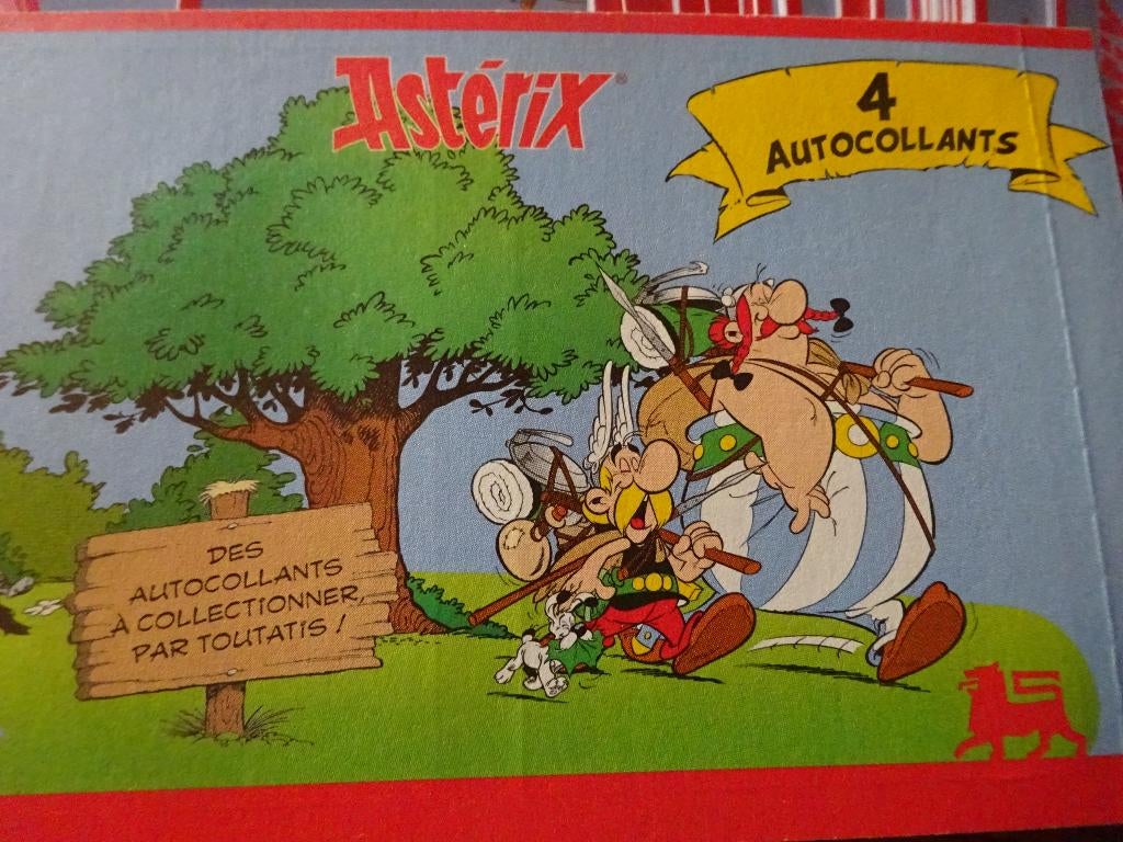 Pochettes autocollants Astérix (110) intactes, pas ouvertes, Enlèvement ou Envoi