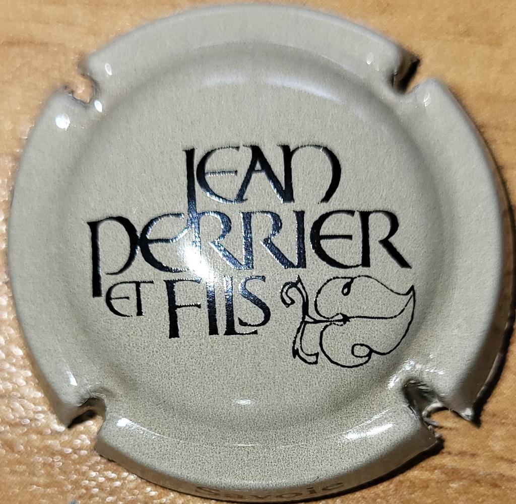 Capsule Crémant Savoie, Jean PERRIER & Fils grège&noir nr.05, Ophalen of Verzenden, Nieuw, Frankrijk, Overige typen