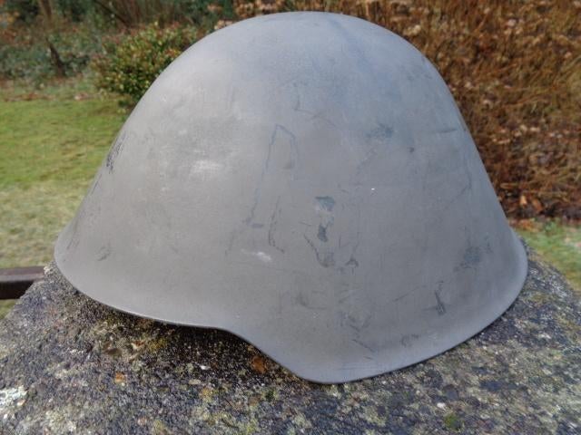 NVA Helm , gedragen exemplaar , grote maat, Enlèvement ou Envoi, Armée de terre, Casque ou Béret