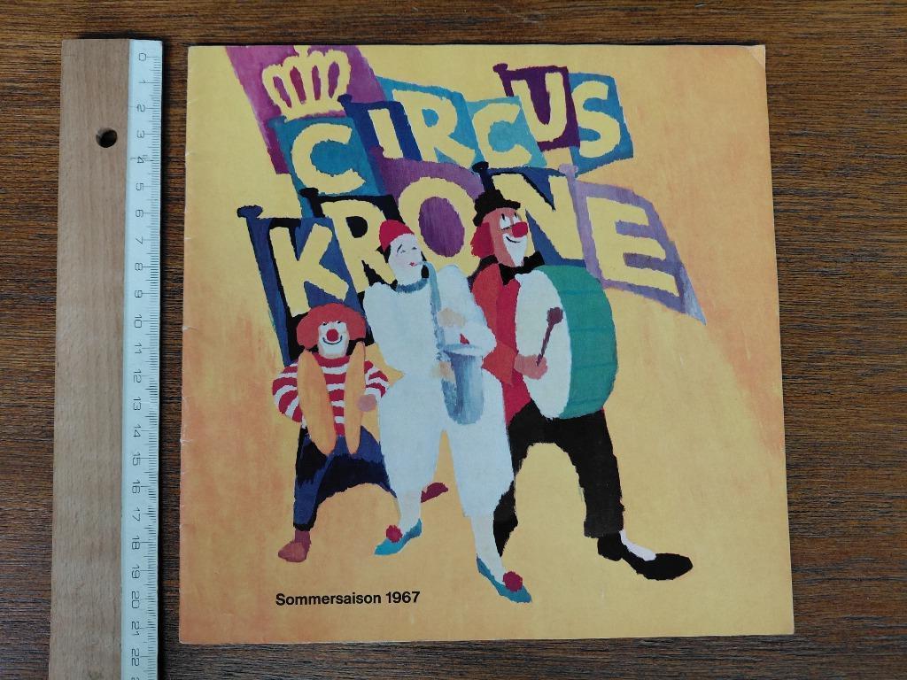 Circus Krone programma 1967, Boeken, Folder, Anoniem, Ophalen of Verzenden, Zo goed als nieuw