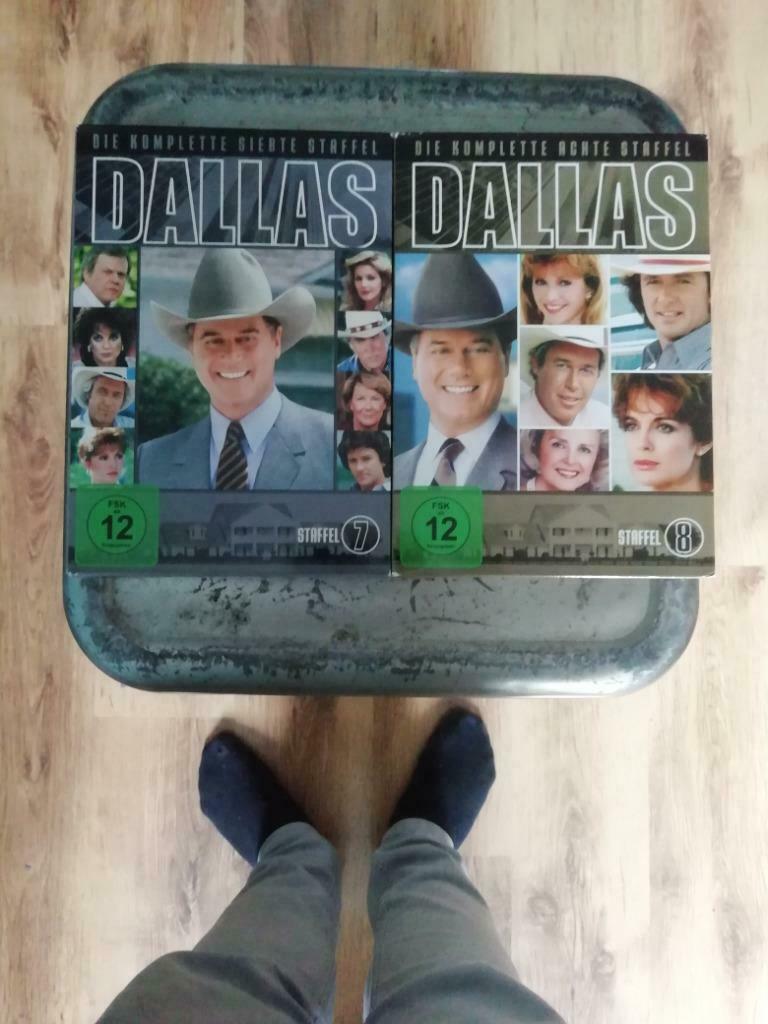 Dallas seizoen 7-14 + boek, Vanaf 12 jaar, Ophalen of Verzenden, Drama, Boxset