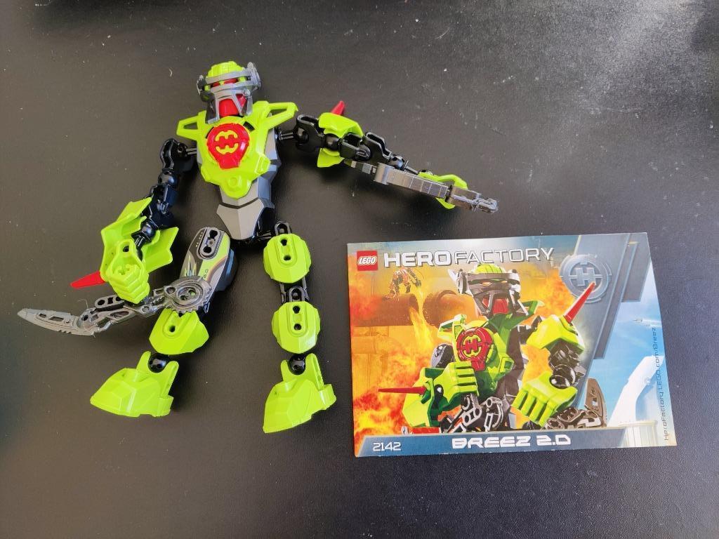lego Hero Factory robot Breez, Ophalen of Verzenden, Zo goed als nieuw, Complete set, Lego