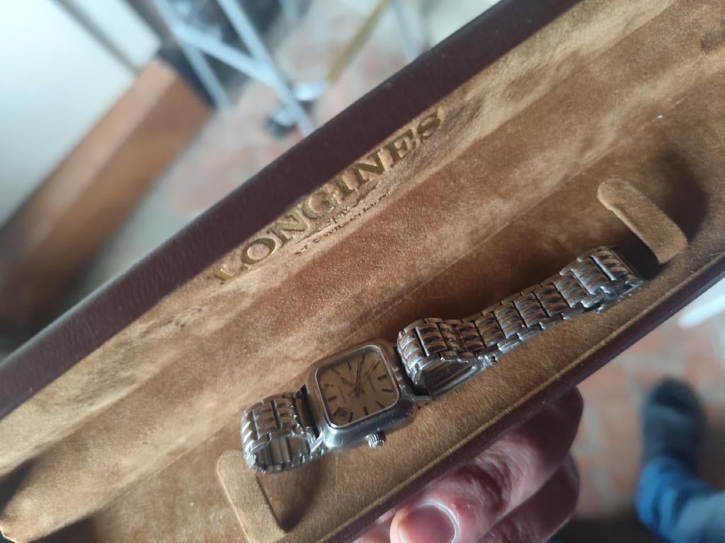 Longines dames horloge Automatic origineel, Handtassen en Accessoires, Horloges | Dames, Ophalen of Verzenden, Staal, Staal