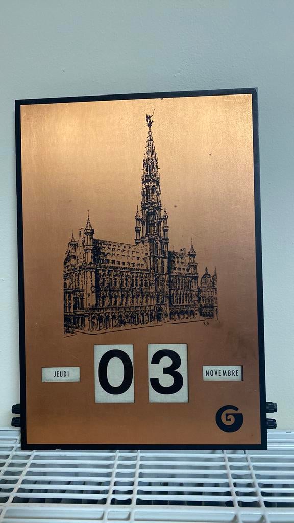 Ancien calendrier de l ancienne banque Générale