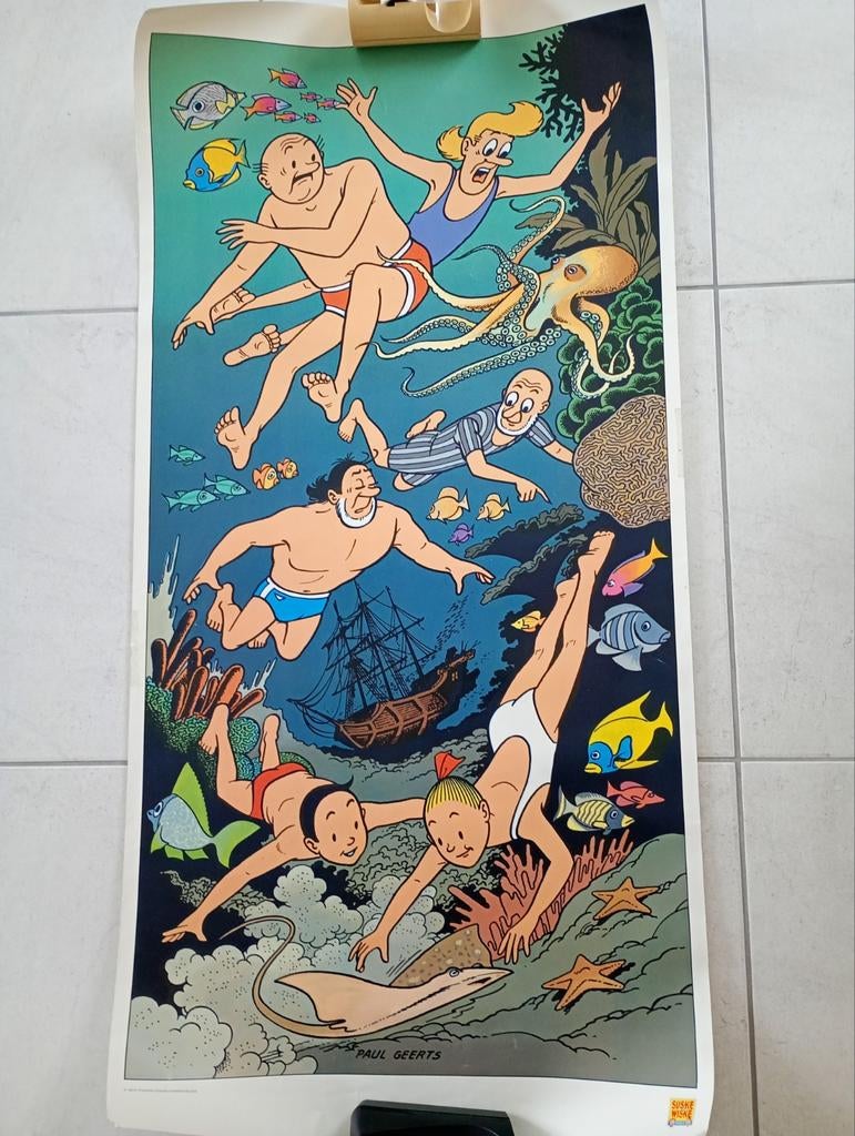 Affiche Suske et Wiske, Enlèvement