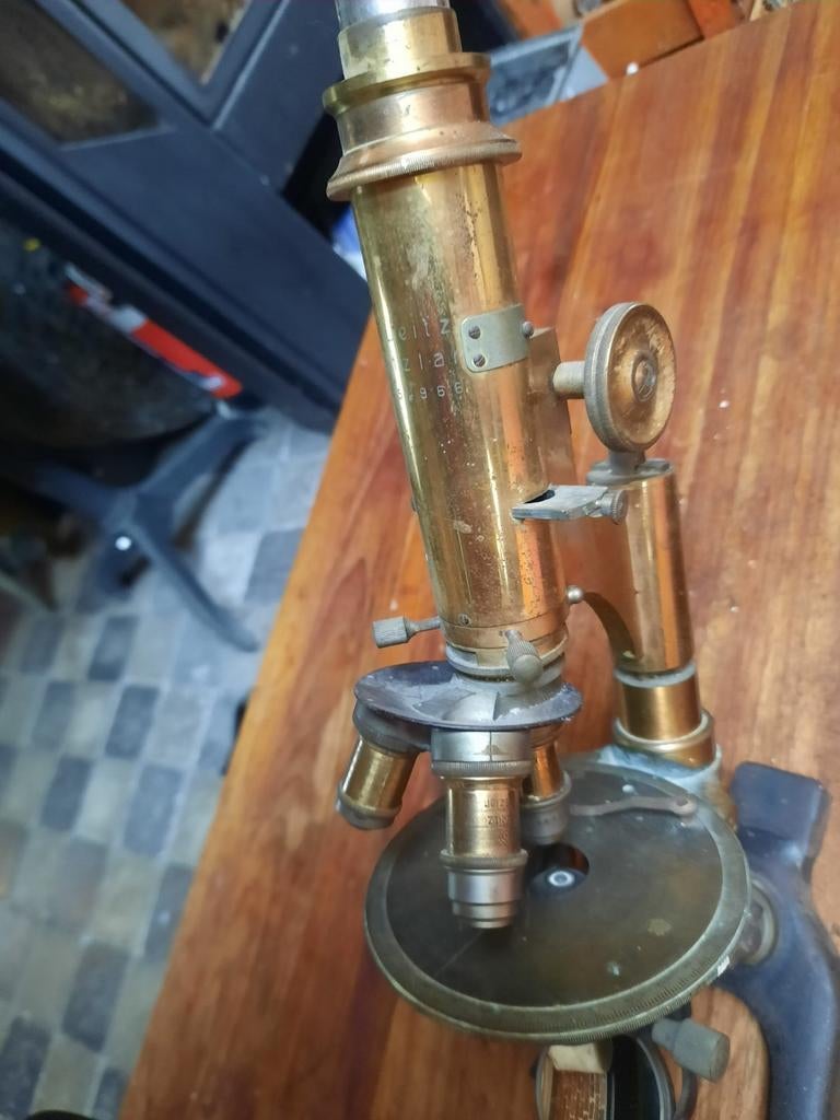 Microscope 19e siècle. leitz ., Enlèvement, Comme neuf