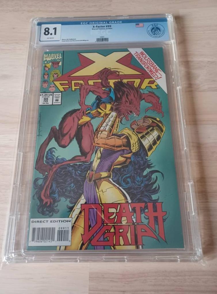 X-Factor 99 graded comic 8.1 (1994), Marvel comics, Enlèvement ou Envoi, Comme neuf, Comics