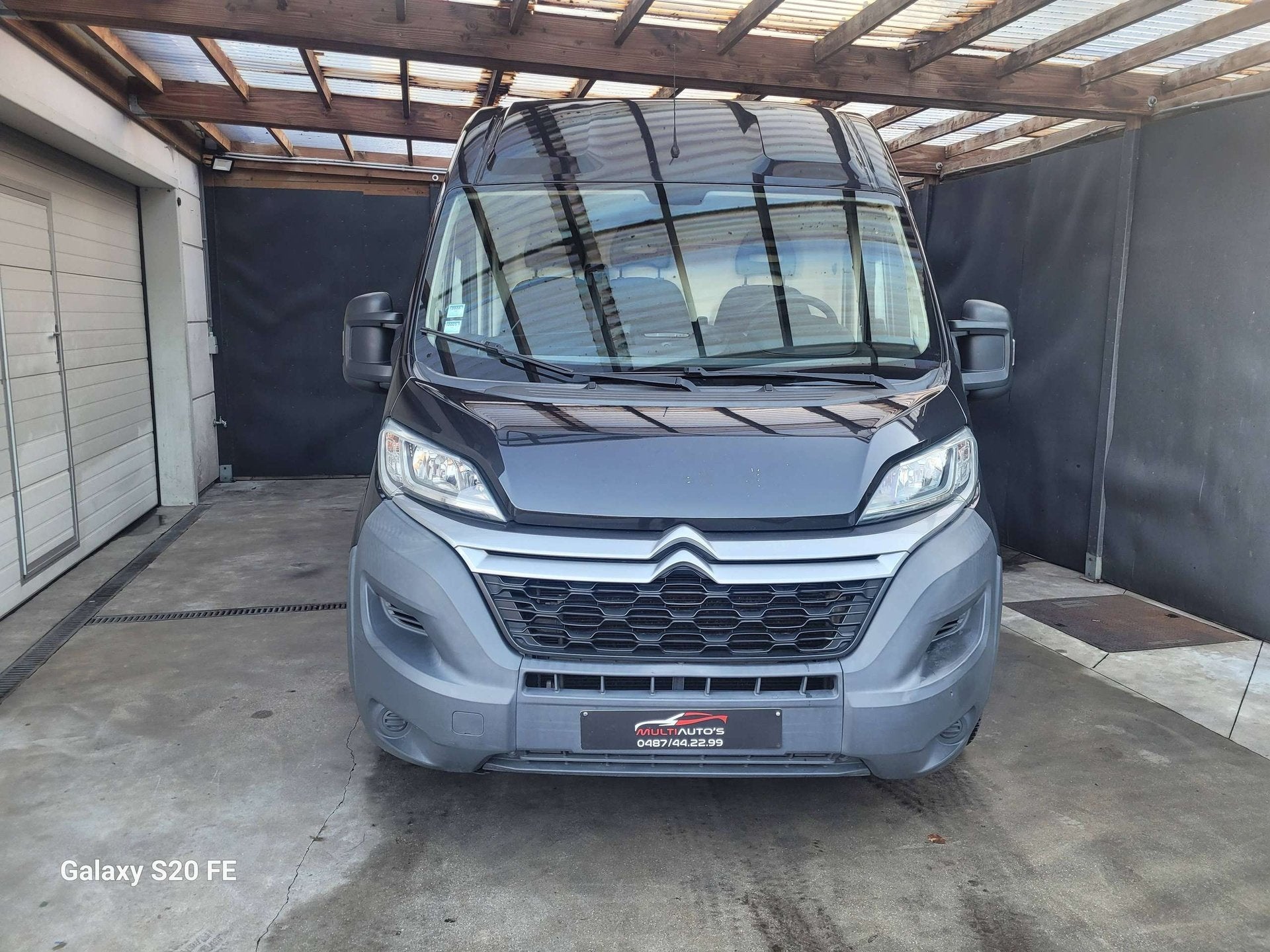 Citroën Jumper, Auto's, Gebruikt, Euro 6, 4 cilinders, Zwart