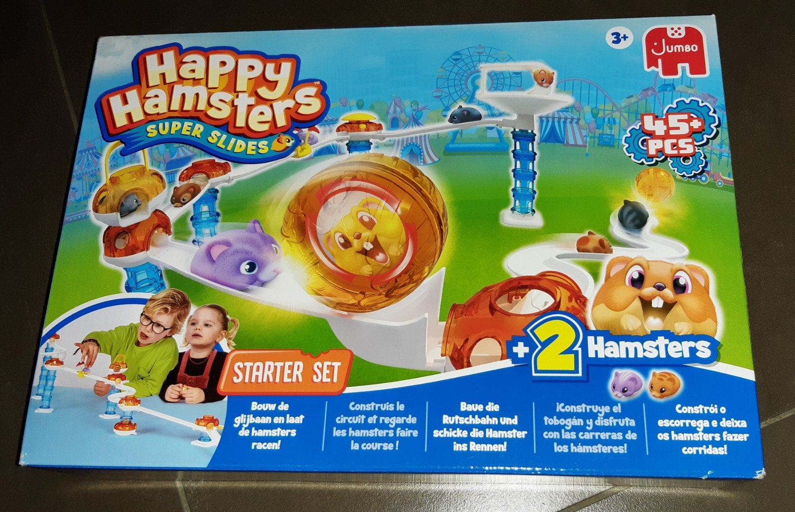 Knikkerbaan Happy hamsters, Hobby en Vrije tijd, Gezelschapsspellen | Overige, Een of twee spelers, Ophalen, Zo goed als nieuw