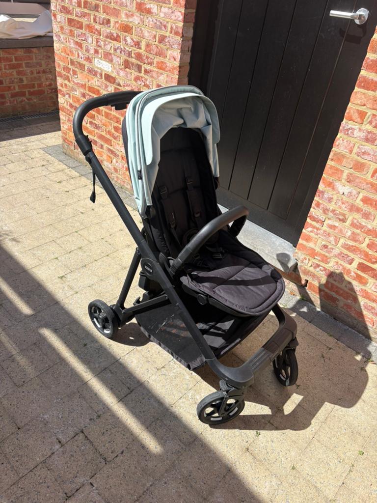 buggy tule +regenkap + mee rijplank, Ophalen, Zo goed als nieuw