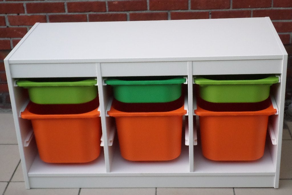 Trofast Ikea kast met bakken., Ophalen, Zo goed als nieuw, Kast, Opstaande rand