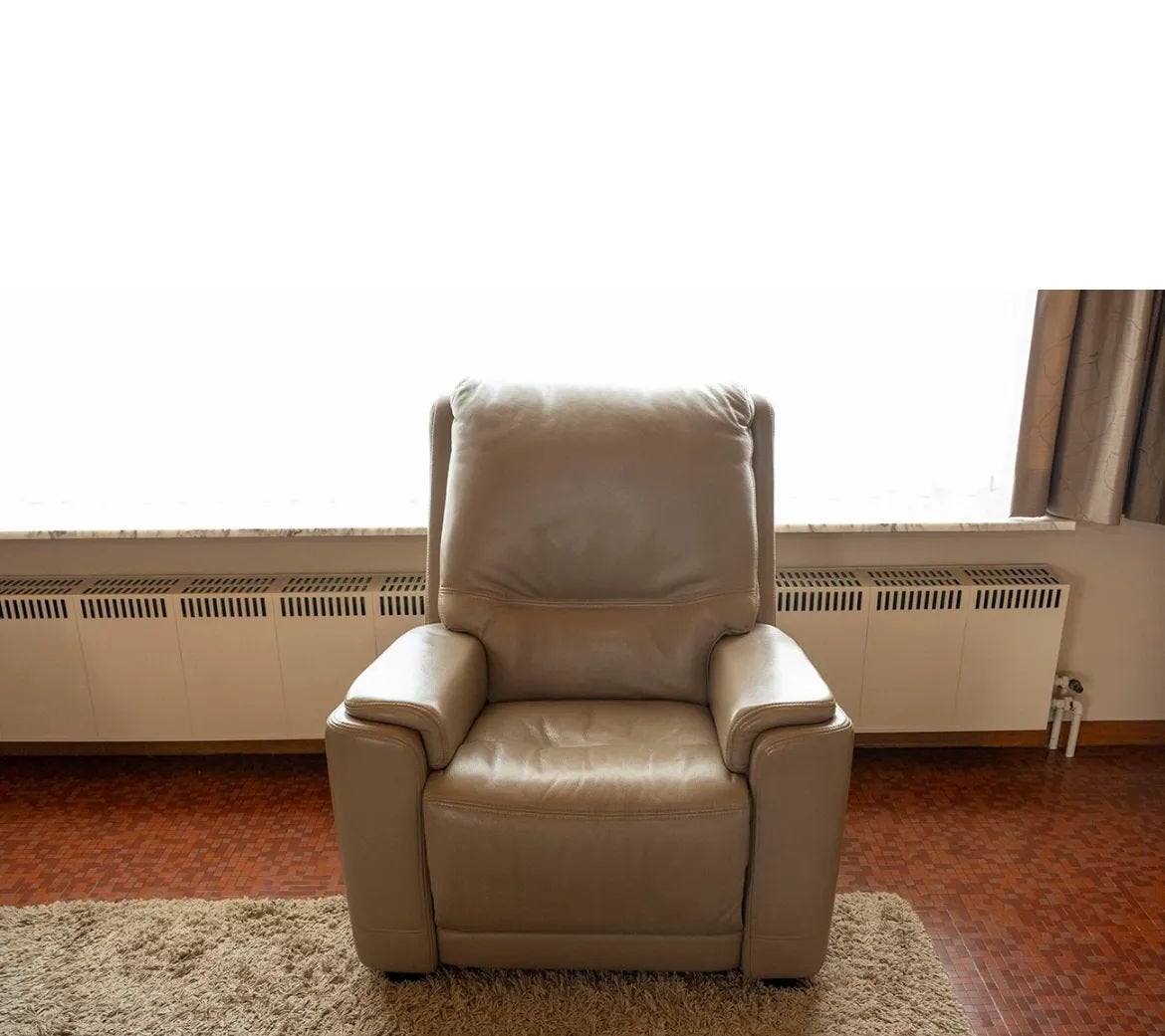 À vendre salon de cuir électrique 3+1 à vendre, Maison & Meubles, Fauteuils, Enlèvement, Comme neuf, Cuir