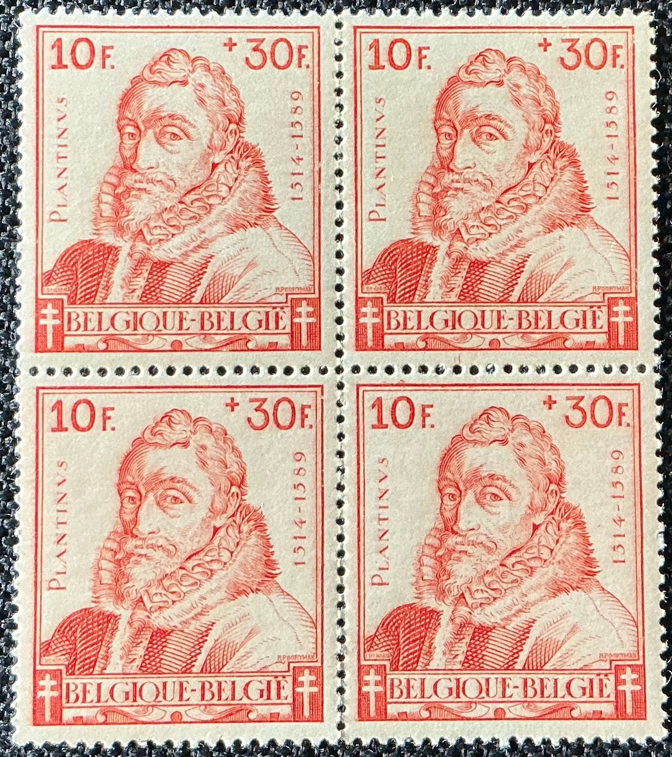 LOT A64. OBP: 601. C.PLANTIJN. MNH.** blok., Orginele gom, Ophalen of Verzenden, Postfris, Postfris