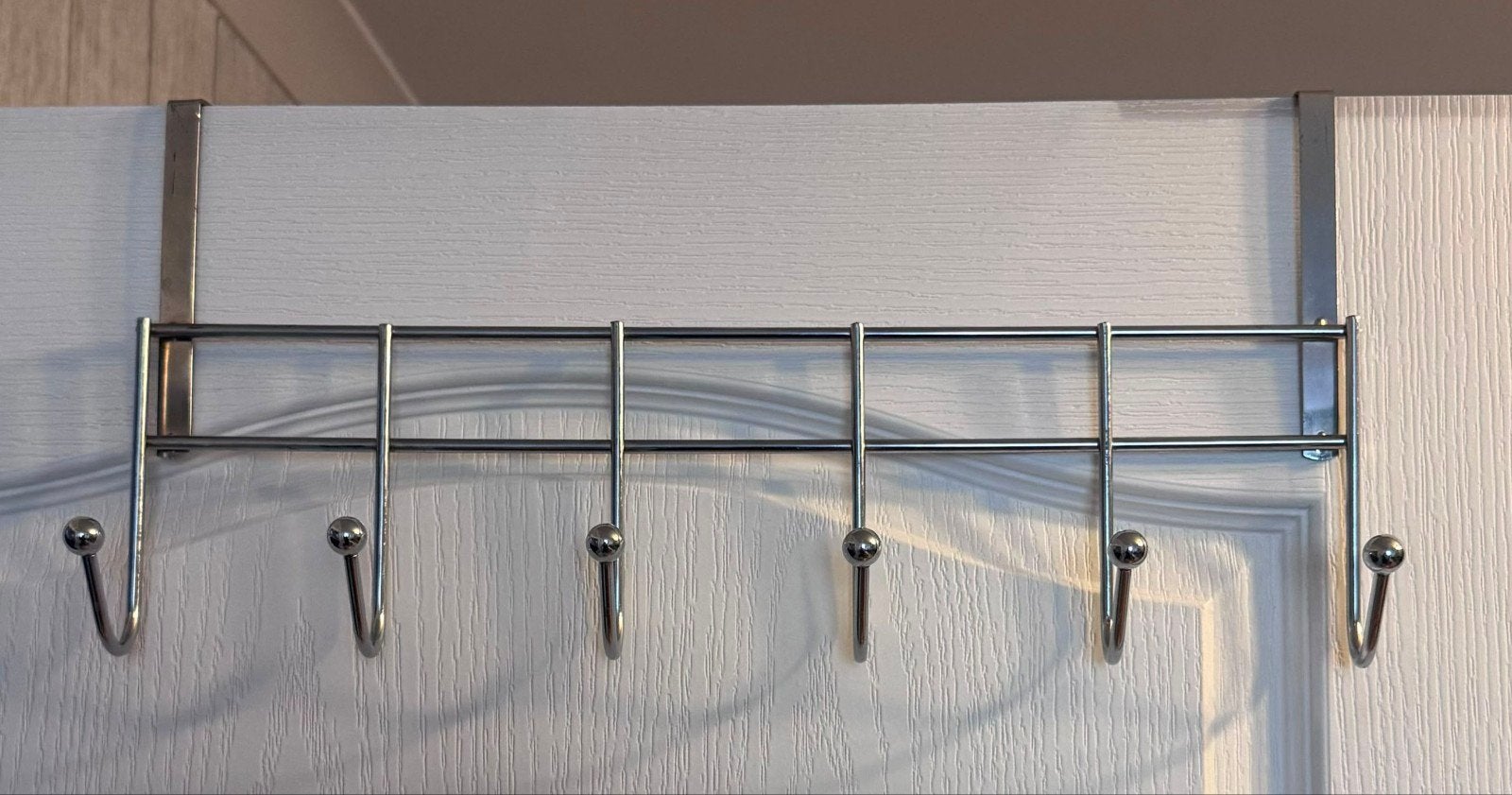 Metalen deurkapstok met 6 haken, Maison & Meubles, Accessoires pour la Maison | Portemanteaux, Enlèvement ou Envoi