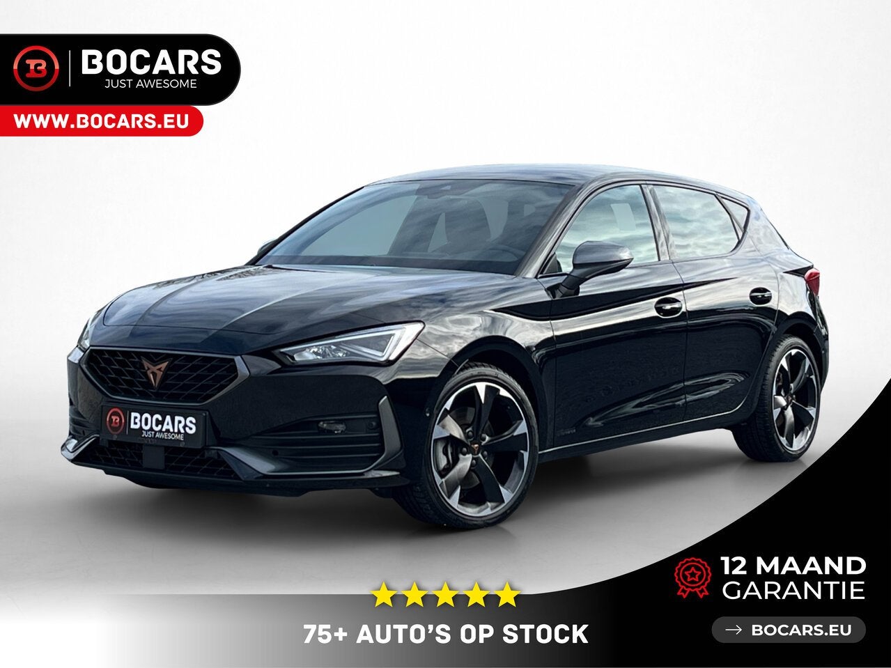 Cupra Leon FR, Auto's, Cupra, 0 min, 1498 cc, https://public.car-pass.be/vhr/cf78035e-ff43-41af-8ed8-670b42366a49, Zwart