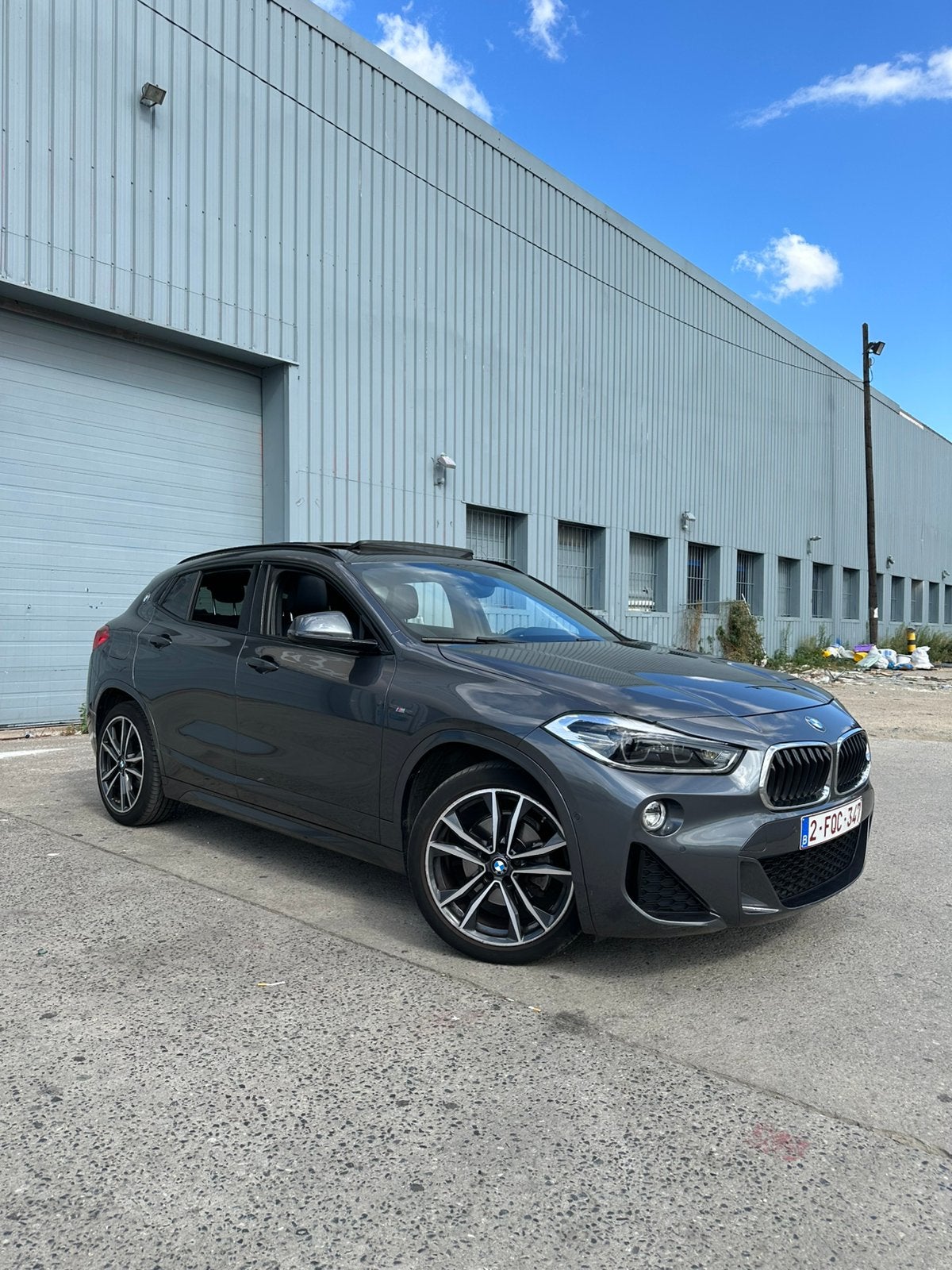 BMW X2 sDrive18iA 1.5 essence, Cuir, Euro 6, Noir, 5 portes