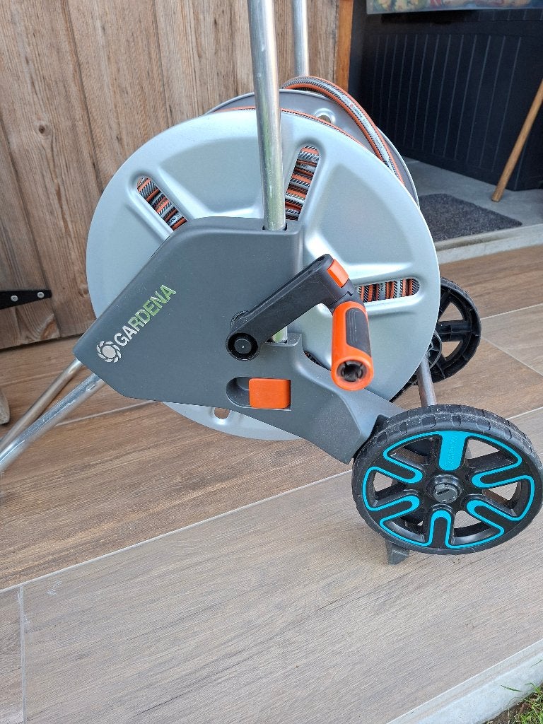 Waterhaspel 50 m Gardena als nieuw, Tuin en Terras, Ophalen, Zo goed als nieuw, Tuinslanghaspel