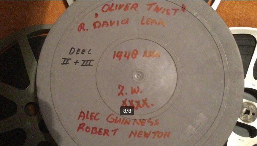 16mm speelfilm -- Oliver Twist (1948), Ophalen of Verzenden, 16mm film