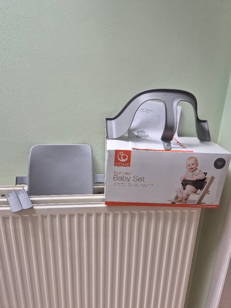 Stokke tripp trapp baby set, Enlèvement, Comme neuf, Chaise évolutive, Réducteur de chaise