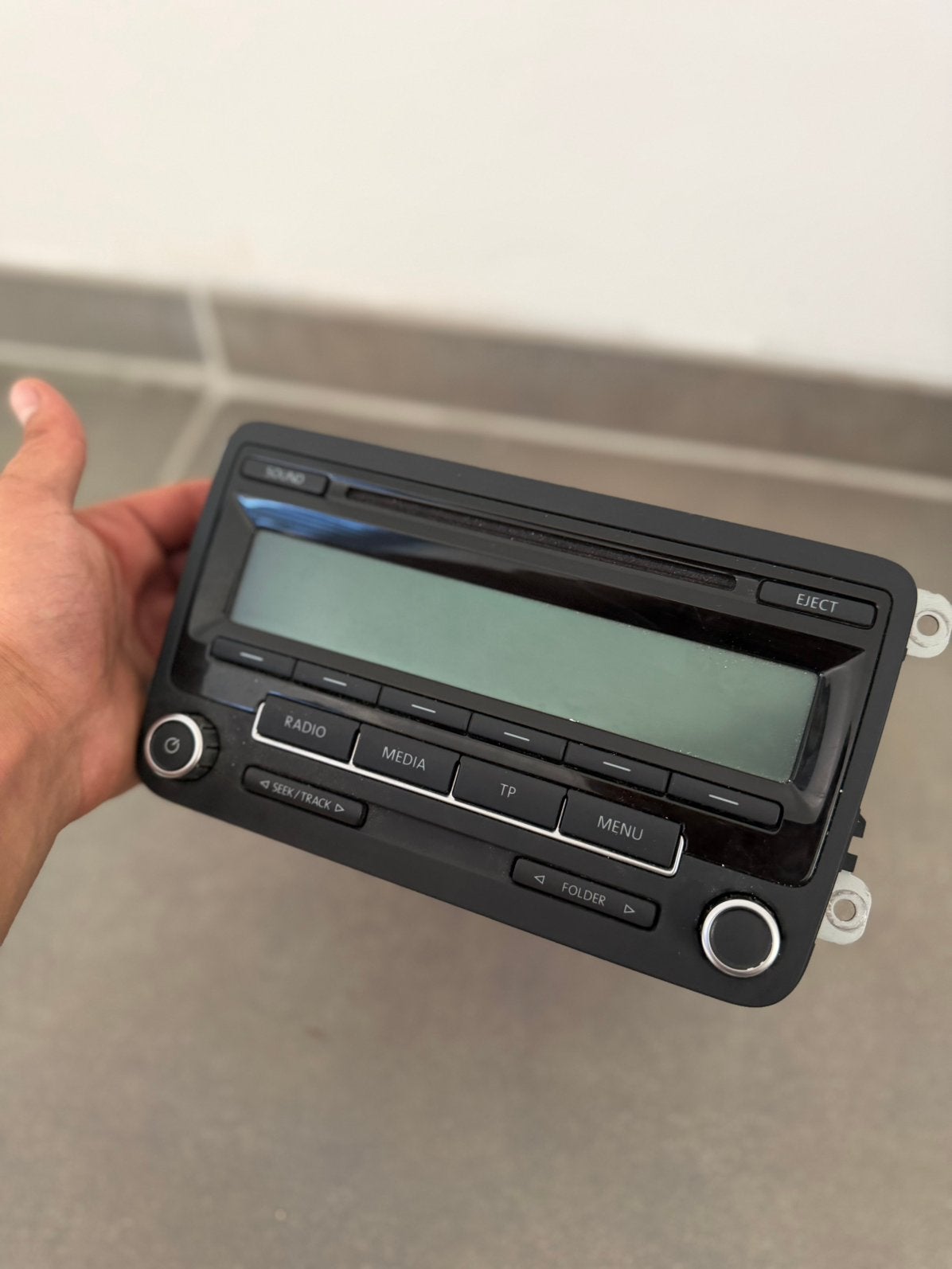 Autoradio vw golf, Ophalen, Zo goed als nieuw