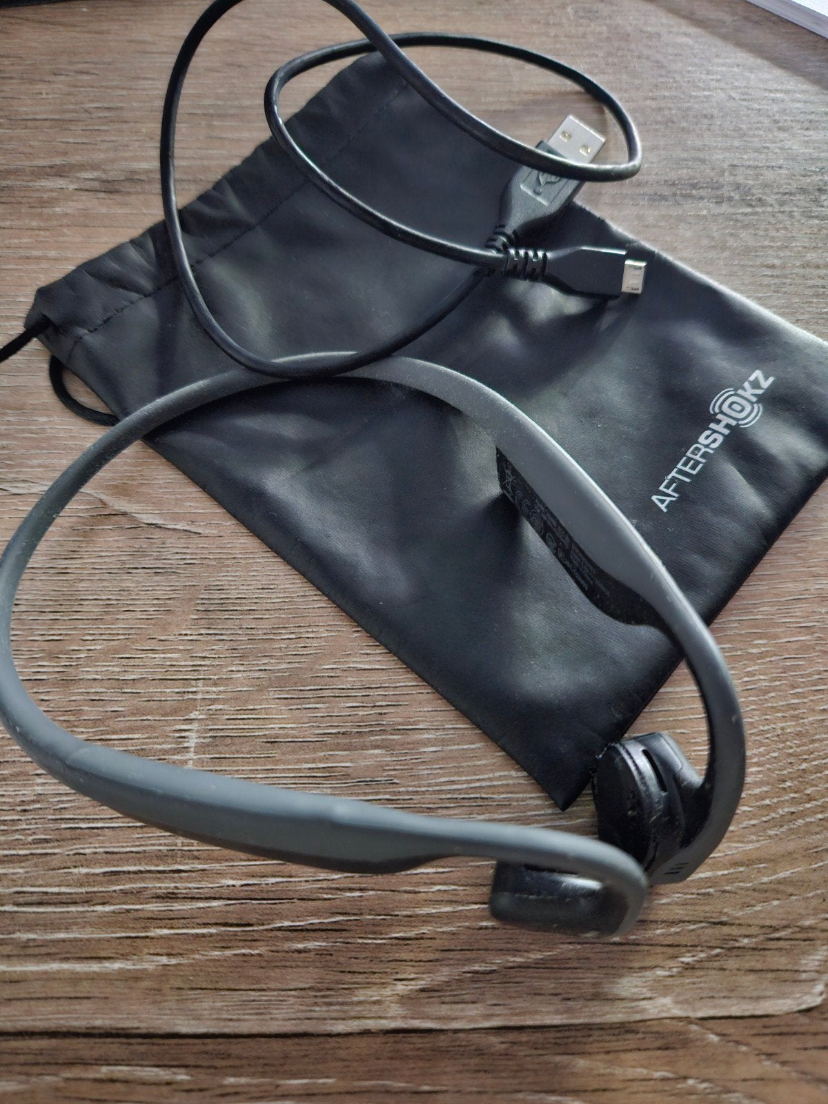 Aftershokz titanium grijs, Ophalen, Draadloos