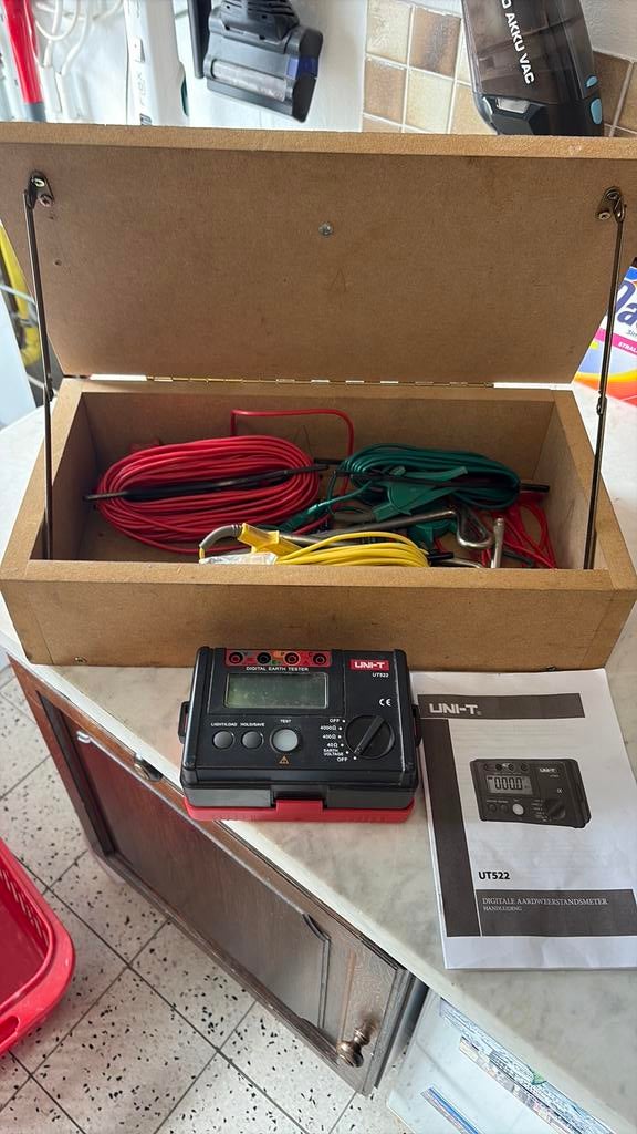 Aardingsmeter te huur, Enlèvement, Utilisé, Système complet, Moins de 100 watts-crêtes