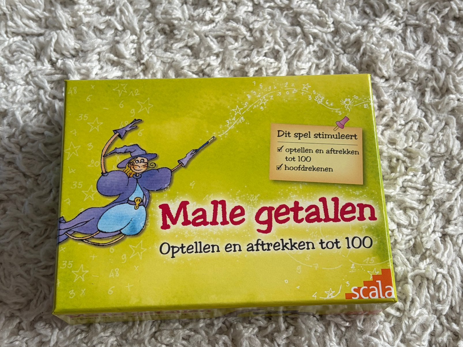 Spel - Malle getallen - Optellen en aftrekken tot 100, Kinderen en Baby's, Ophalen of Verzenden, Zo goed als nieuw, Rekenen
