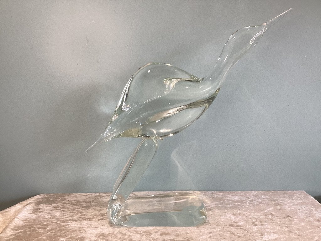 Oiseau stylisé en cristal. 010/Da., Enlèvement