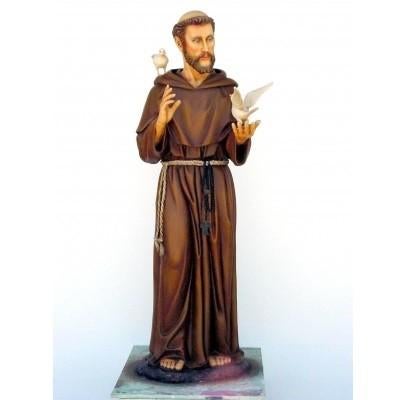 Saint François d'Assise 5,5 pieds de haut 175 cm
