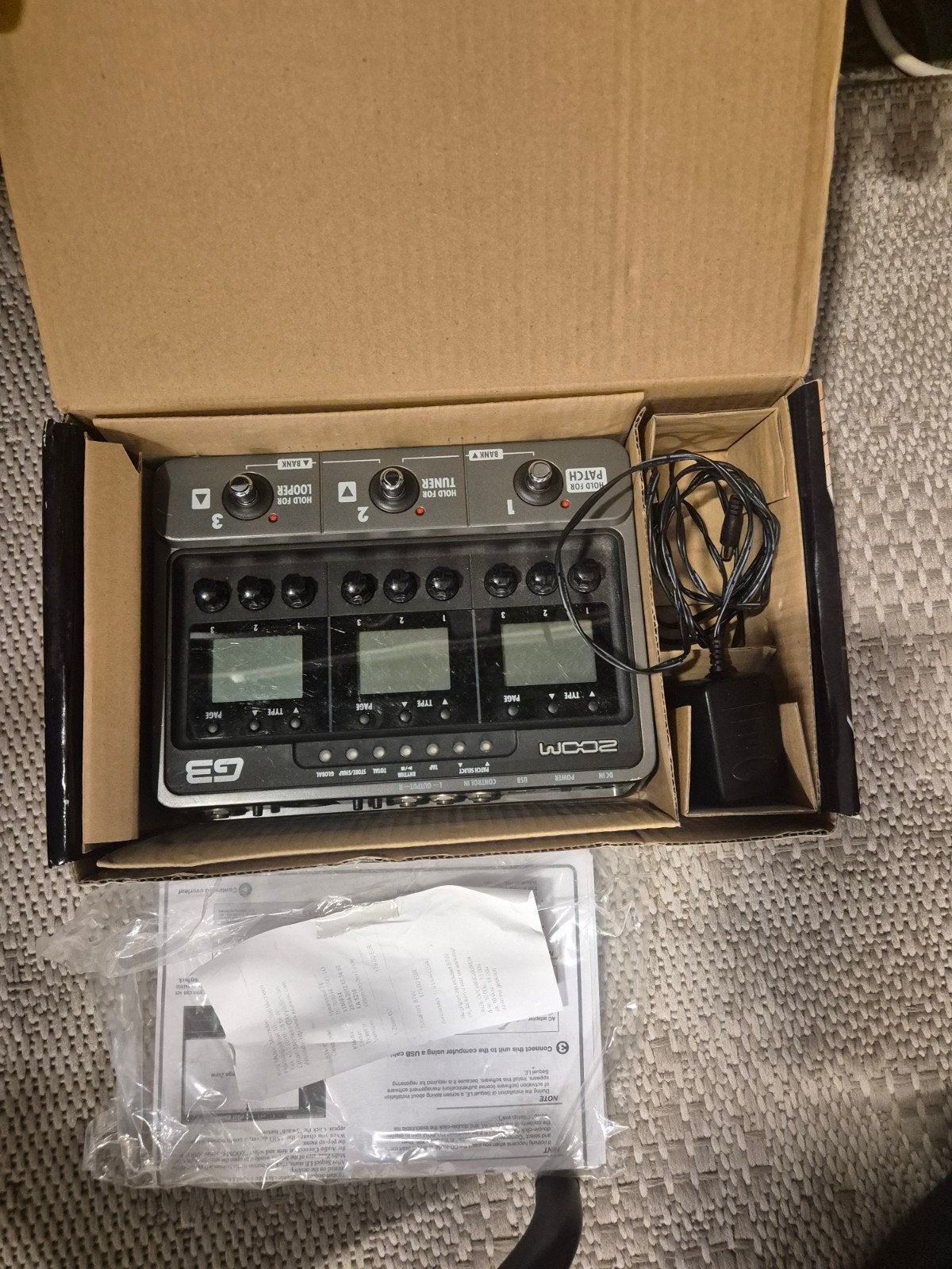 zoom g3 multi gitaar efectpedaal, Muziek en Instrumenten, Ophalen
