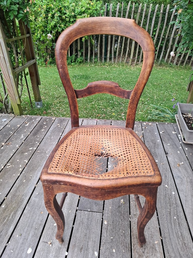 Chaise  à rénover, Enlèvement, Utilisé, Bois, Une