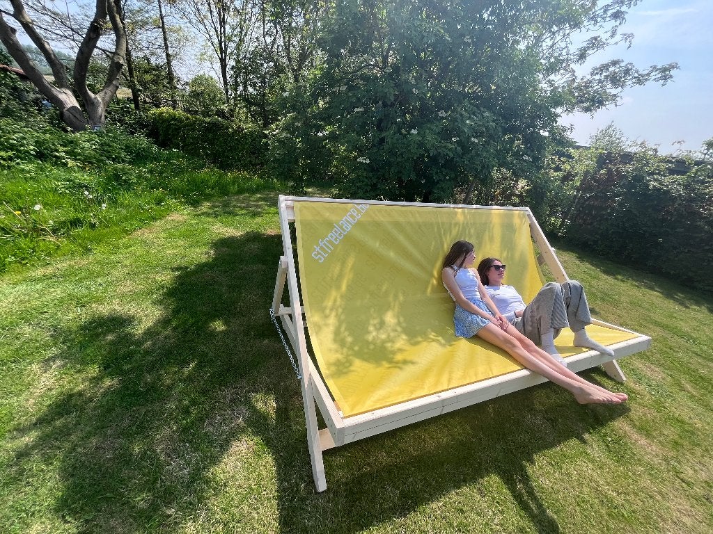 Mega Strandstoel / XXL Strandstoel, Ophalen, Nieuw, Hout, Verstelbaar