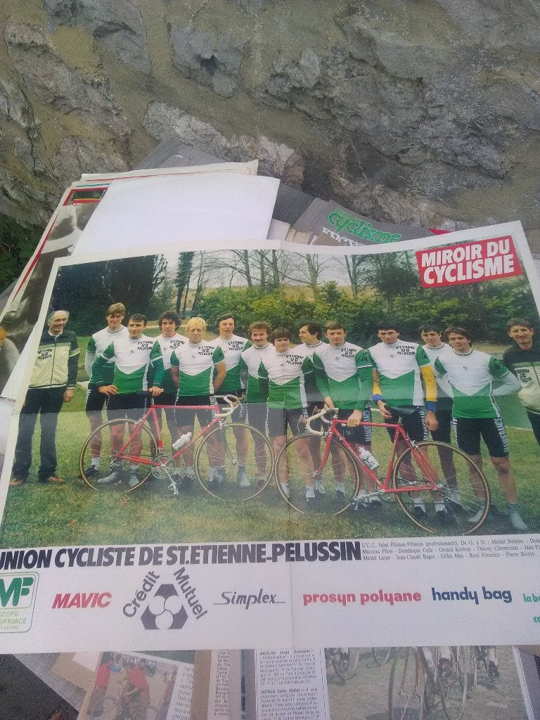 Vélo 'poster miroir du sport 50 pc, Enlèvement ou Envoi, Utilisé, Affiche, Image ou Autocollant