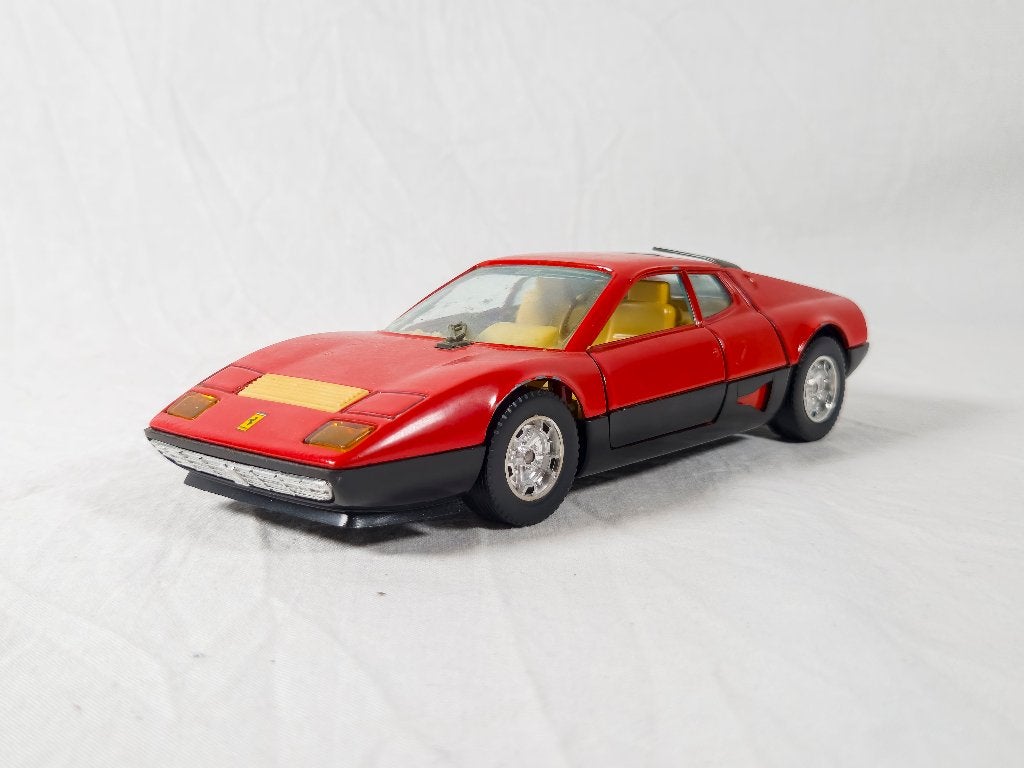 Vintage Bburago Ferrari BB 512 (1/24), Ophalen, Gebruikt, Auto, Burago
