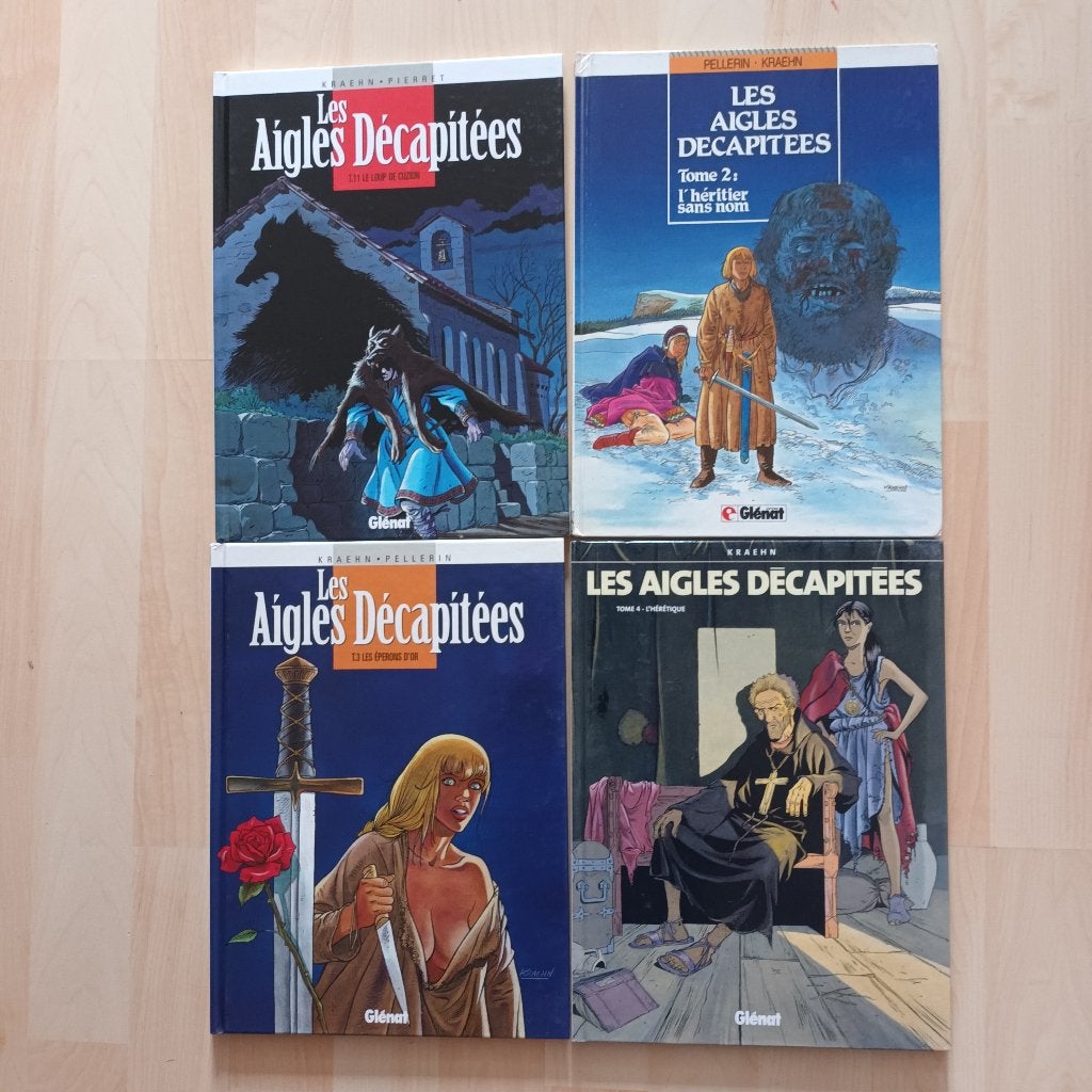 BD Les aigles décapitées (les 4 premiers tomes), Livres, BD, Plusieurs BD, Enlèvement ou Envoi, Pellerin Kraehn, Comme neuf